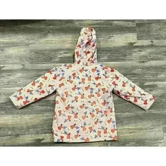 Girls Powell Craft Raincoat Sz 4-5 Vintage Inspired Print - Picture 5 of 7